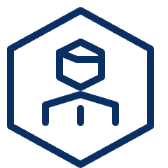 Account Hexagon Icon from Cyber Line Set