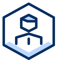 Account Hexagon Icon from Cyber Duotone Set