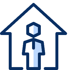 Account Home Icon from Cyber Duotone Set