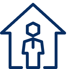 Account Home Icon from Cyber Line Set