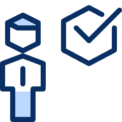 Business Check Icon from Cyber Duotone Set