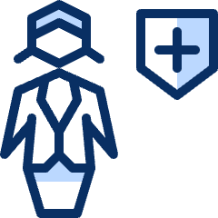 Business Female Health Shield Icon from Cyber Duotone Set
