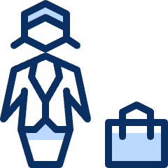 Business Female Shopping Bag Icon from Cyber Duotone Set