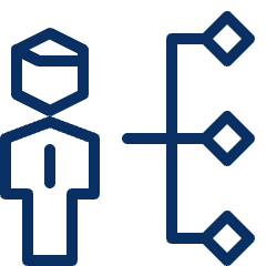 Business Hierarchy Icon from Cyber Line Set