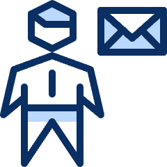 Business Male Email Icon from Cyber Duotone Set
