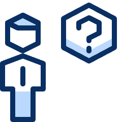 Business Question Icon from Cyber Duotone Set