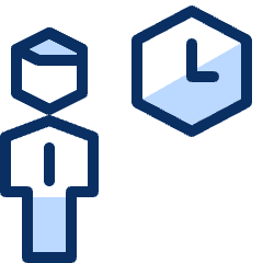 Business Time Icon from Cyber Duotone Set