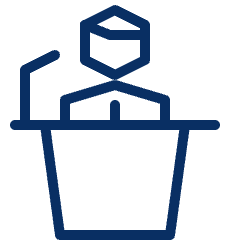 Businessman Speech Icon from Cyber Line Set