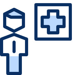Businesss Health Icon from Cyber Duotone Set
