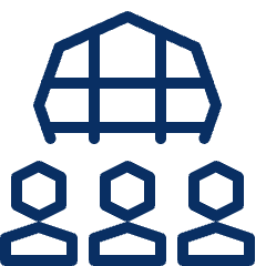 Group Global Icon from Cyber Line Set
