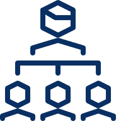 Hierarchy Business 1 Icon from Cyber Line Set