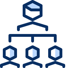 Hierarchy Business 1 Icon from Cyber Duotone Set
