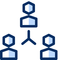 Hierarchy Business 2 Icon from Cyber Duotone Set