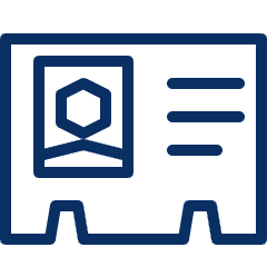 ID Card 3 Icon from Cyber Line Set