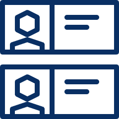 ID Card Double 1 Icon from Cyber Line Set