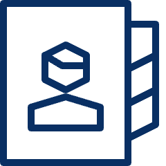 Phone Book 1 Icon from Cyber Line Set