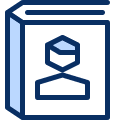 Phone Book 2 Icon from Cyber Duotone Set