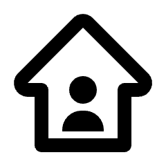 User Home Icon from Nova Line Set