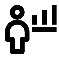 User Statistic Icon from Nova Line Set
