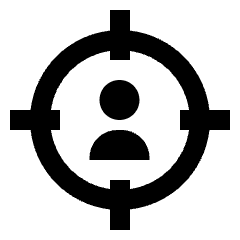 User Target Icon from Nova Line Set