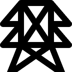 Utilities High Voltage Pole Icon from Nova Line Set