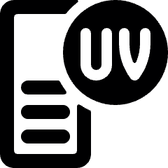 Uv Medium 1 Icon from Ultimate Bold Set