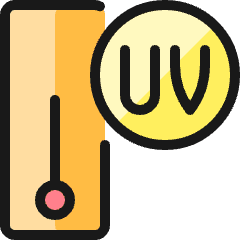 Uv Medium Icon from Ultimate Colors Set