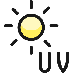 Uv Sun Icon from Ultimate Colors Set