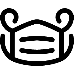 Vaccine Protection Face Mask 2 Icon from Ultimate Regular Set