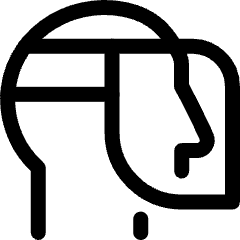 Vaccine Protection Face Shield 2 Icon from Ultimate Regular Set