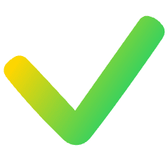 Check Icon from Plump Gradient Set