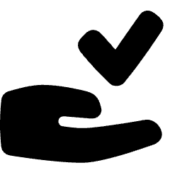 Check Approval Delegation Icon from Plump Solid Set