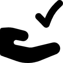 Check Approval Delegation Icon from Flex Solid Set