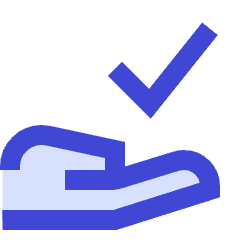 Check Approval Delegation Icon from Sharp Duo Set