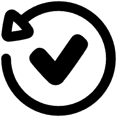 Check Backward Icon from Plump Remix Set