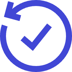 Check Backward Icon from Sharp Duo Set