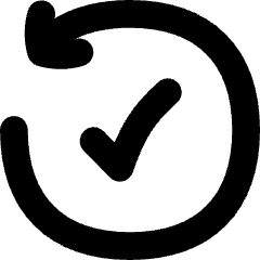Check Backward Icon from Flex Solid Set