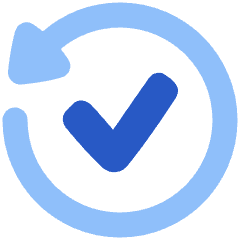 Check Backward Icon from Plump Flat Set