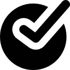 Check Circle 2 Icon from Micro Solid Set