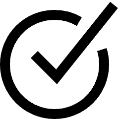 Check Circle 2 Icon from Sharp Line Set