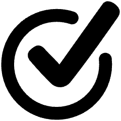 Check Circle 2 Icon from Plump Solid Set