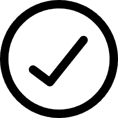 Check Circle Icon from Core Line Set