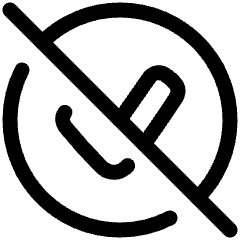 Check Circle Off Icon from Plump Line Set