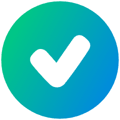 Check Circle Icon from Plump Gradient Set