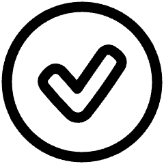 Check Circle Icon from Plump Line Set