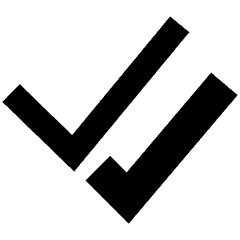 Check Double Thick Icon from Sharp Remix Set