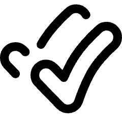 Check Double Thick Icon from Flex Line Set