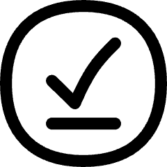 Check Download Done Circle Offline Icon from Flex Line Set