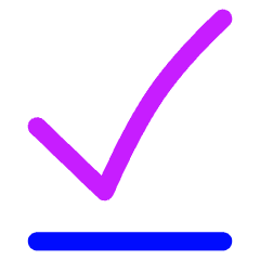 Check Download Done Offline Icon from Flex Neon Set