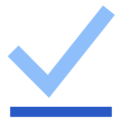 Check Download Done Offline Icon from Sharp Flat Set